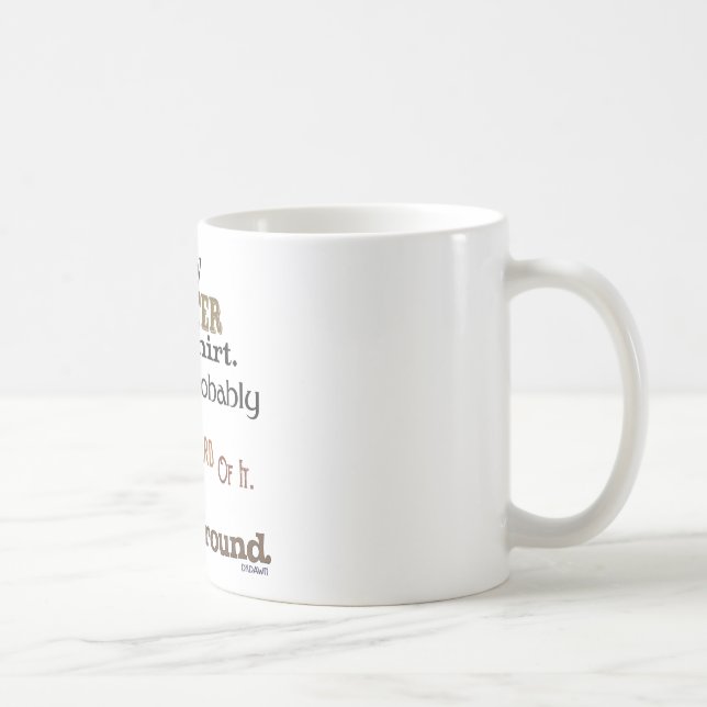 Hipster Shirt Coffee Mug (Right)