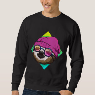 Hipster Sloth Cute Sloths Ideas Sweatshirt