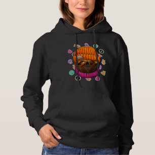 Hipster Sloth Geek Nerd Glasses Animal Love Peace Hoodie
