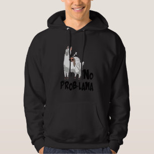 Hipster sloth sleeping on alpaca lama with sunglas hoodie