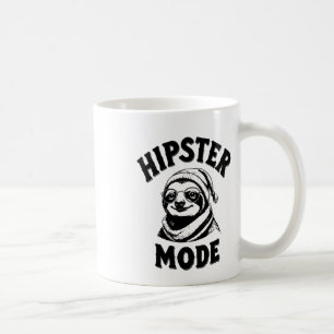 Hipster Sloth Stay Chill Coffee Mug