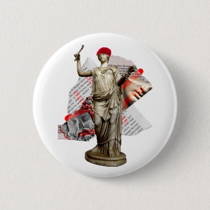 Hipster Statue Button
