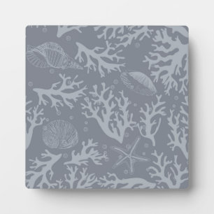 Hipster Style Coral Reef Plaque