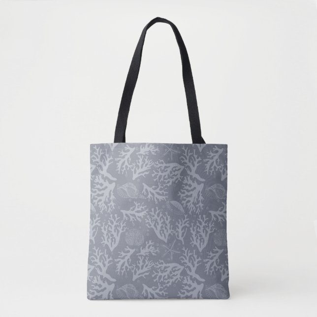 Hipster Style Coral Reef Tote Bag (Front)