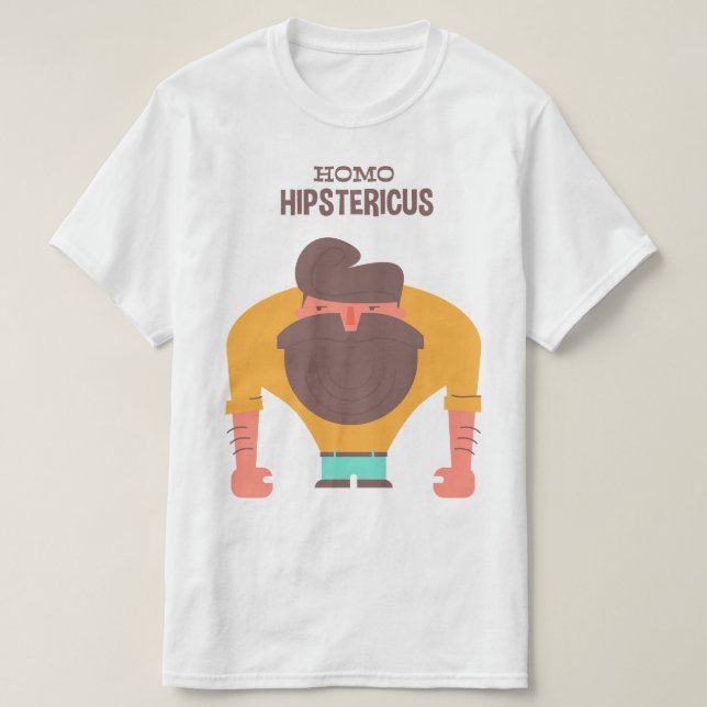 Hipster T-Shirt (Design Front)
