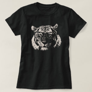 Hipster Tiger With Glasses T-Shirt