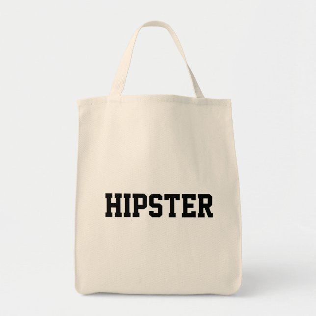 hipster tote bag (Front)