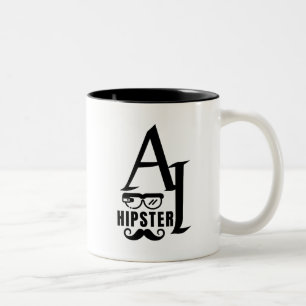 Hipster Two-Tone Coffee Mug