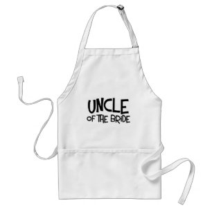 Hipster Uncle of the Bride Standard Apron