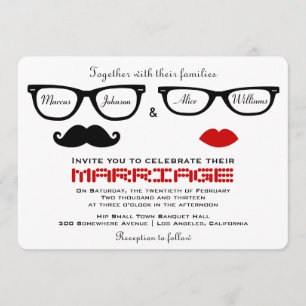 Hipster Wedding Invitation