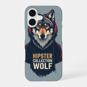 Hipster Wolf Headphones Mobile Case