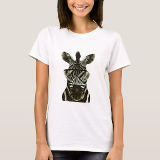 Hipster Zebra Style T-Shirt