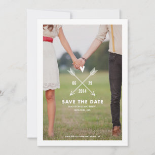 Hipsters Save the Date Announcement