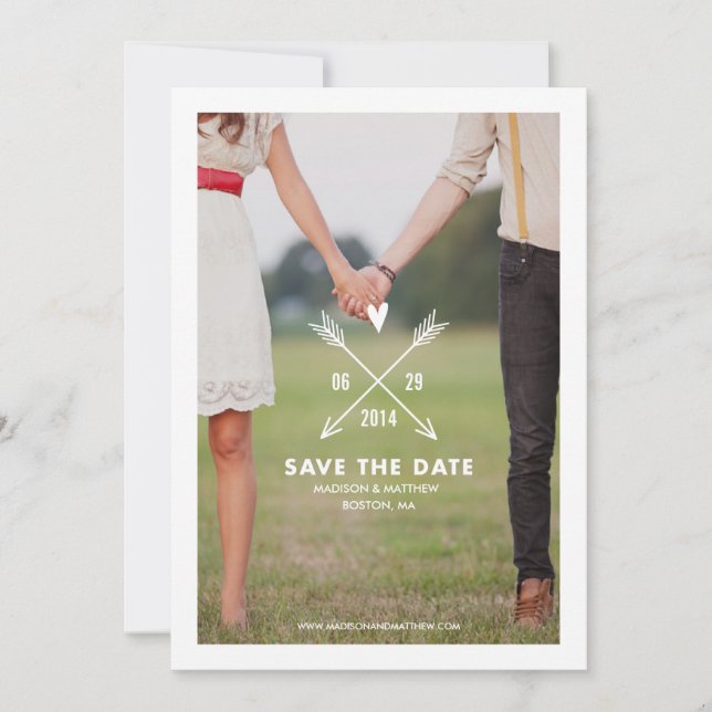 Hipsters | Save the Date Announcement (Front)