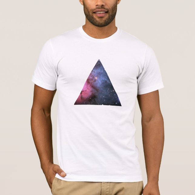 Hipstr Nebula Triangle t-Shirt Hipster (Front)