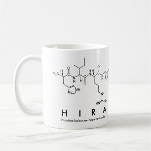Hira peptide name mug