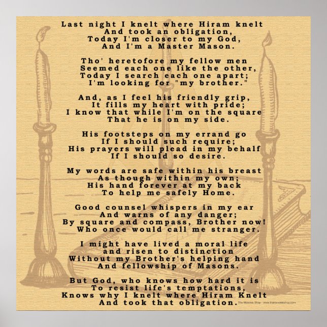 Hirams Poem. Poster (Front)
