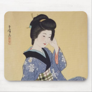 Hirano Hakuho's Young Girl Mouse Pad