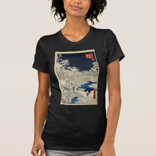Hiroshige Drum bridge at Meguro T-Shirt