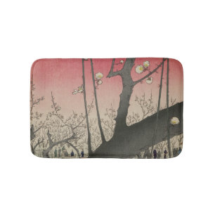 Hiroshige Plum Estate Kameido: Vintage Japanese Bath Mat