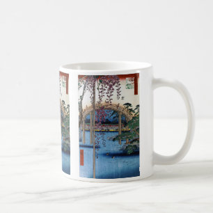 Hiroshige , Ukiyoe "Kameido-Tenjin Keidai" Coffee Mug