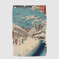 Hiroshige winter landscape japan country