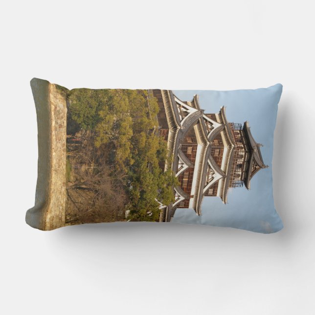 Hiroshima Castle 広島城, Hiroshima, Japan Lumbar Cushion (Front)