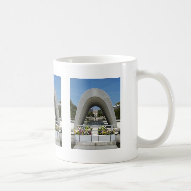 Hiroshima Memorial Cenotaph Coffee Mug (Right)