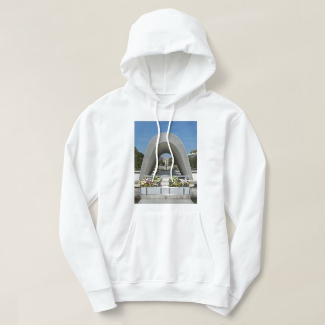 Hiroshima Memorial Cenotaph Hoodie (Design Front)