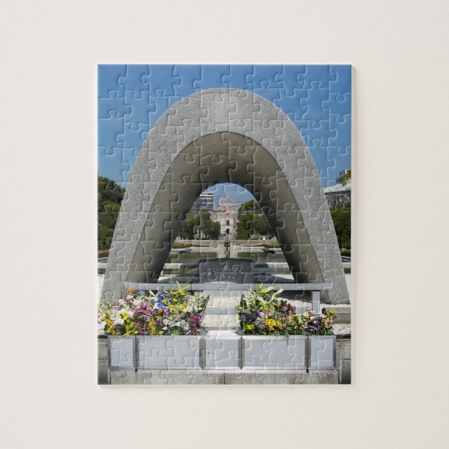 Hiroshima Memorial Cenotaph Jigsaw Puzzle (Vertical)