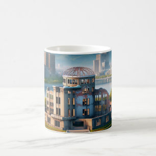 Hiroshima Peace Memorial Park View Japan Travel Coffee Mug