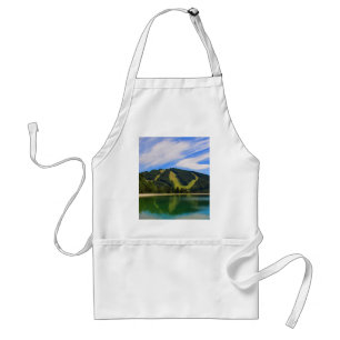 Hirschenkogel in Summer - Water Reflections Standard Apron
