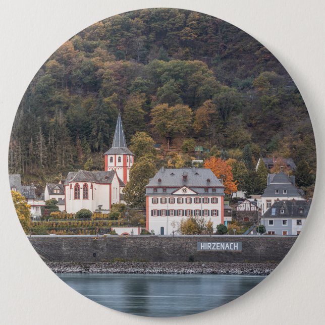 Hirzenach 6 Cm Round Badge (Front)