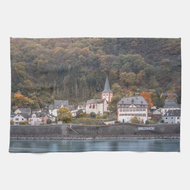 Hirzenach Germany  Tea Towel (Horizontal)