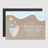 His and Hers Flip Flops Wedding Save the Date