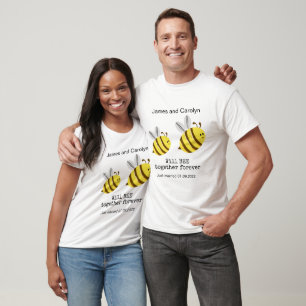 His and hers, just married, bee together forever T-Shirt