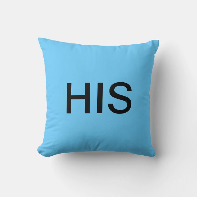 His and Hers throw pillows (Front)