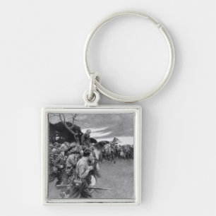 His army broke up weeping and sobbing' key ring
