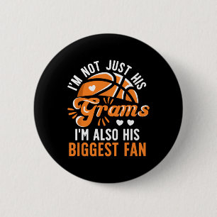 His Biggest Fan Sketll Grams Of A Sketll Player 6 Cm Round Badge