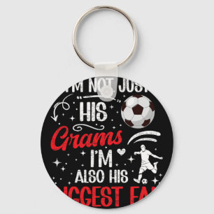 His Biggest Fan Soccer Grams Of A Soccer Player Gr Key Ring