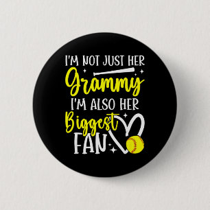 His Biggest Fan Softll Grammy Of A Softll Player G 6 Cm Round Badge