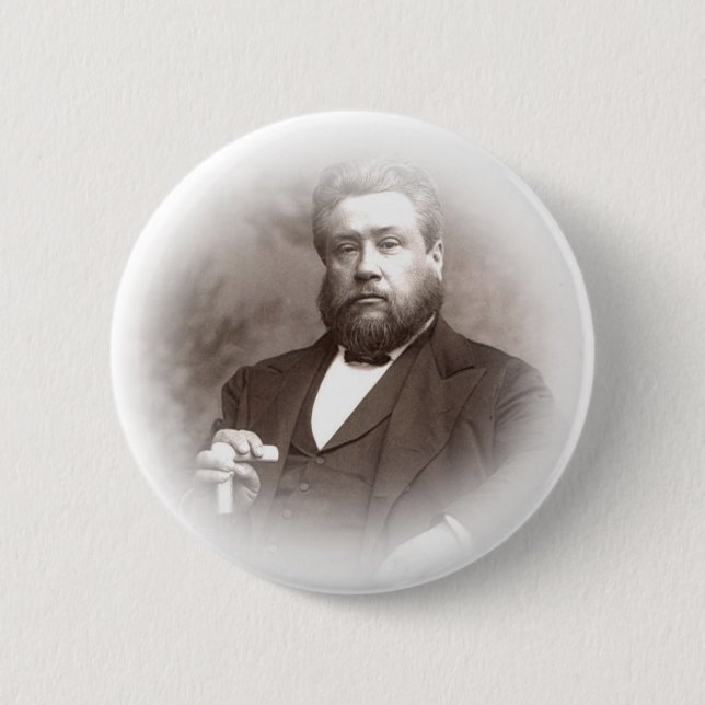 His creed was Christ crucified. 6 Cm Round Badge (Front)