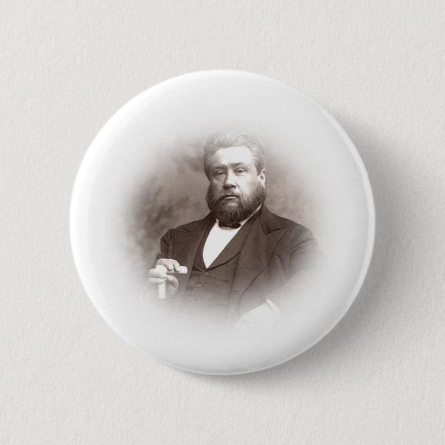 His creed was Christ crucified. 6 Cm Round Badge (Front)