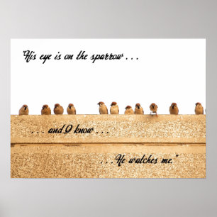 His Eye is on the Sparrow . . . Poster