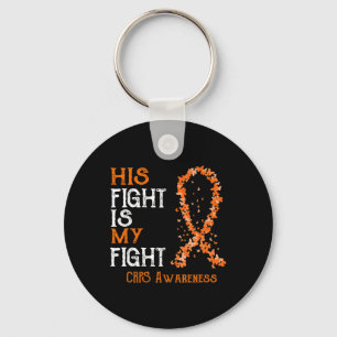 His Fight Is My Fight Crps Awareness 1 Key Ring