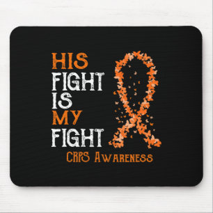 His Fight Is My Fight Crps Awareness 1 Mouse Pad