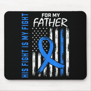 His Fight Is My Fight Diabetes Awareness Shirt Fat Mouse Pad