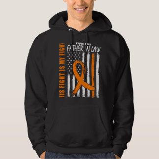 His Fight Is My Fight Father In Law Leukaemia Awar Hoodie