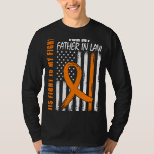 His Fight Is My Fight Father In Law Leukaemia Awar T-Shirt