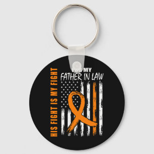 His Fight Is My Fight Grandpa Leukaemia Awareness  Key Ring